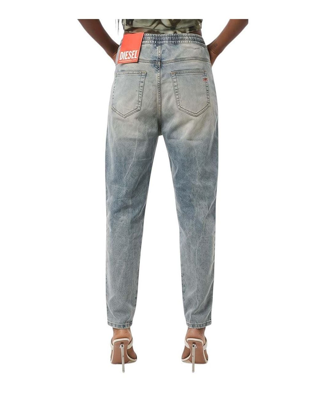 DIESEL Blue Light Mid Rise Jeans