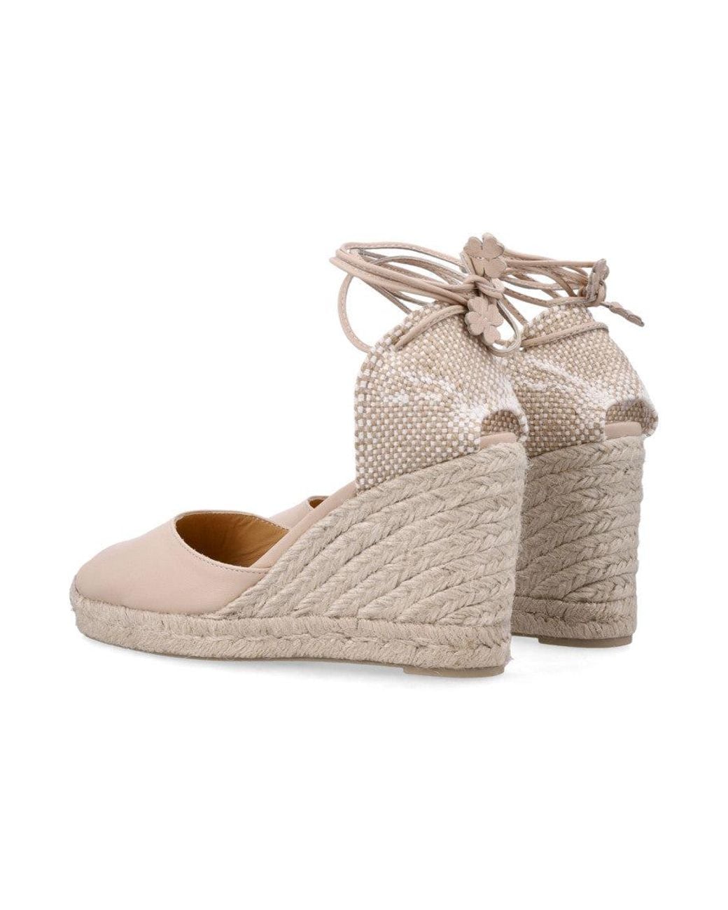 Castaner Natural Woven Carina Wedges