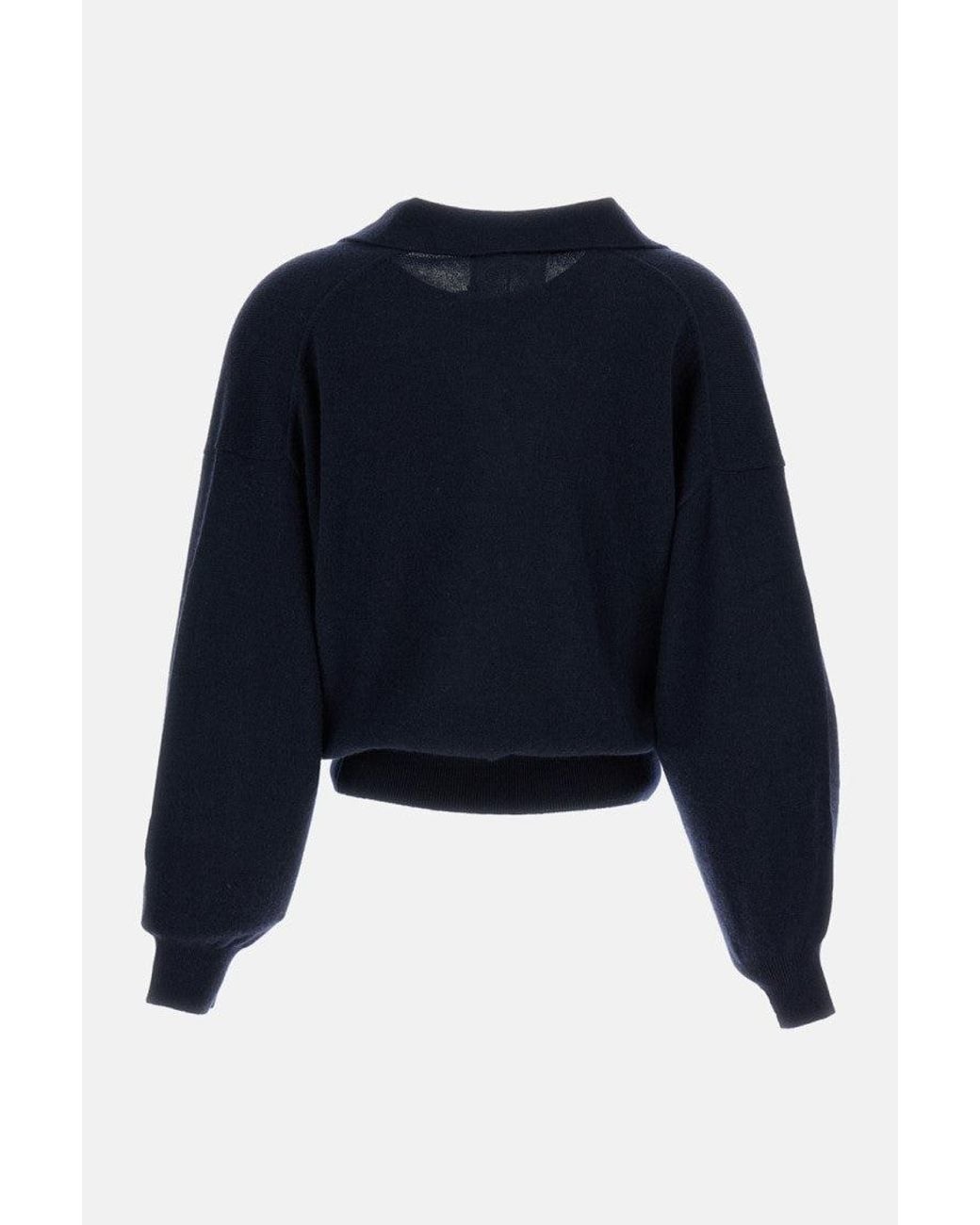 Lisa Yang Blue Dark Wool Sweater