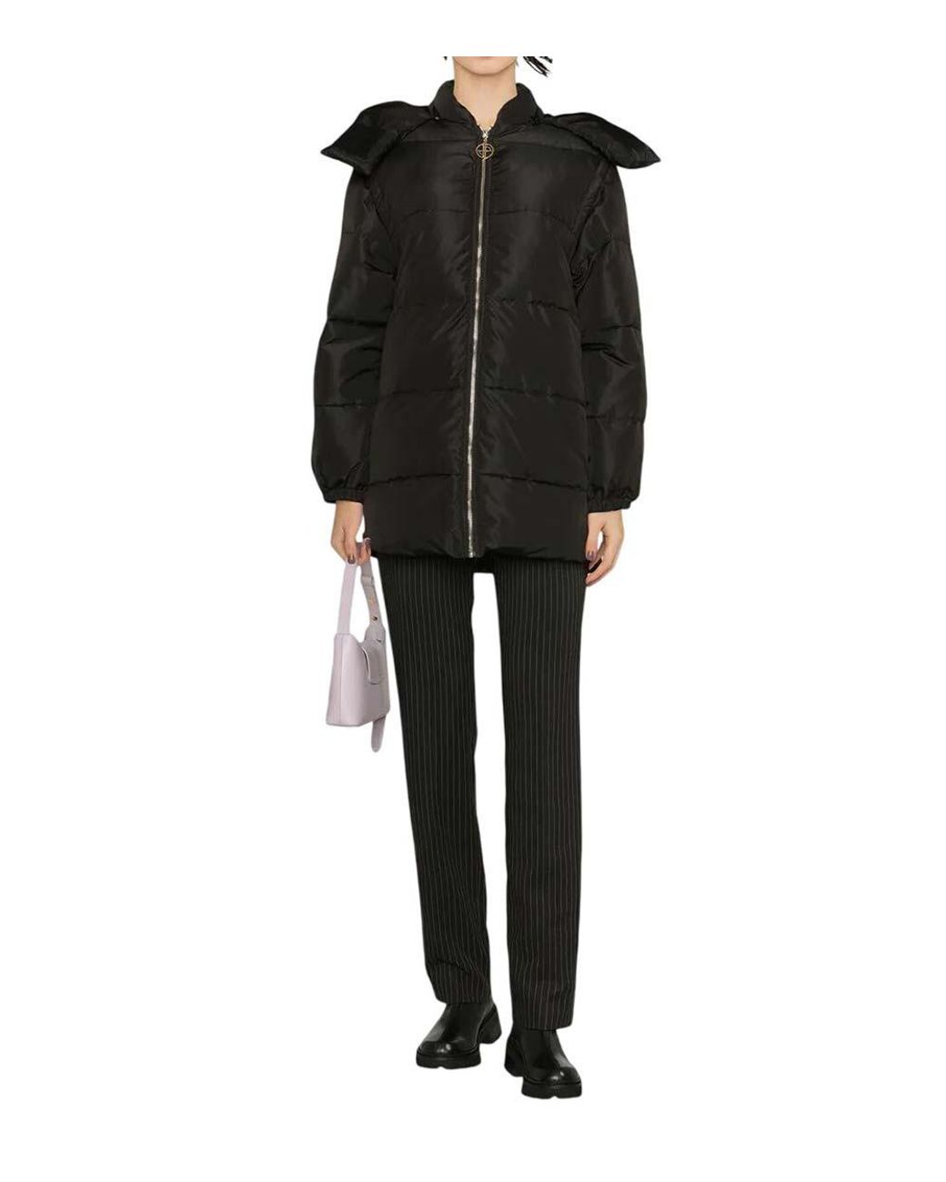 Patou Black Quilted Hood Jacket