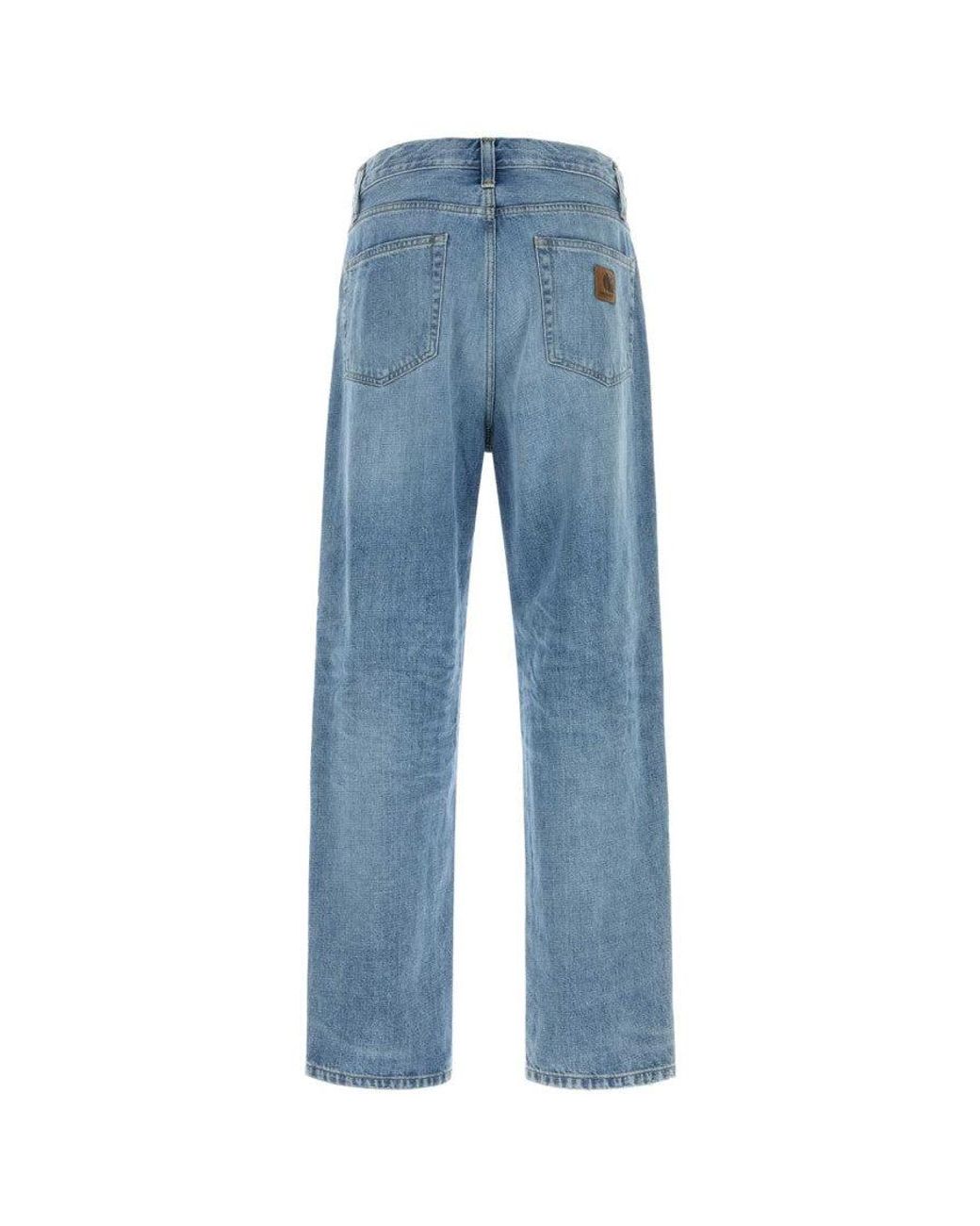 Carhartt Blue Mid Rise Jeans for men