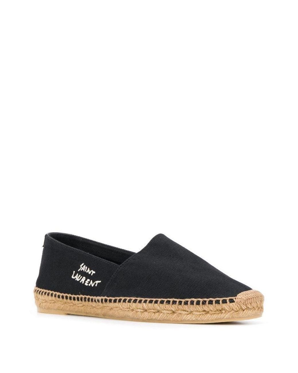 Saint Laurent Blue Signature Canvas Espadrilles for men