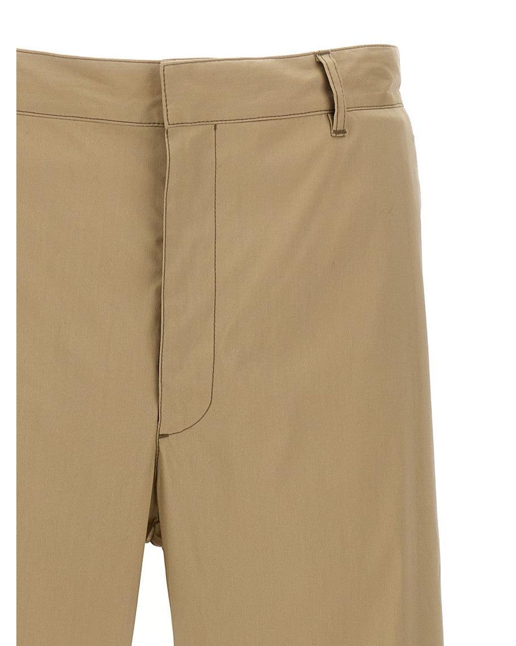 Prada Natural Poplin Pants for men