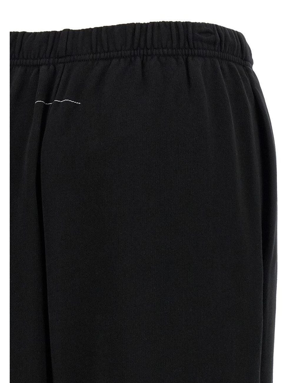 MM6 by Maison Margiela Black Sweatshirt Joggers