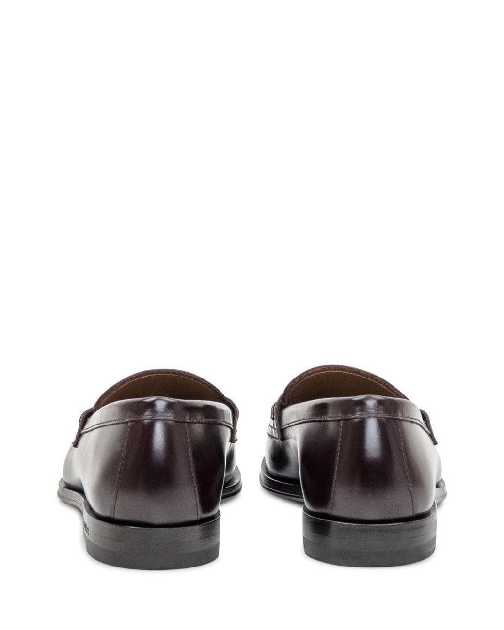 DSquared² White Leather Loafers