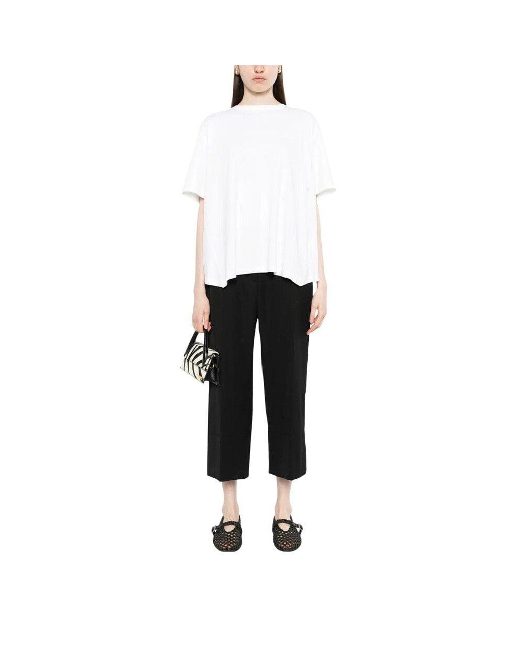Jacquemus Black Round Neck T-Shirt