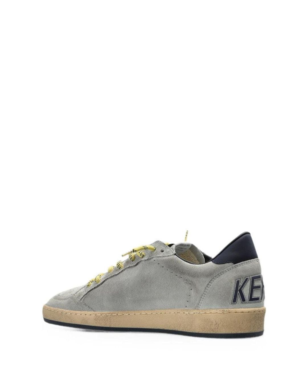 Golden Goose Deluxe Brand Gray Ballstar Sneakers for men