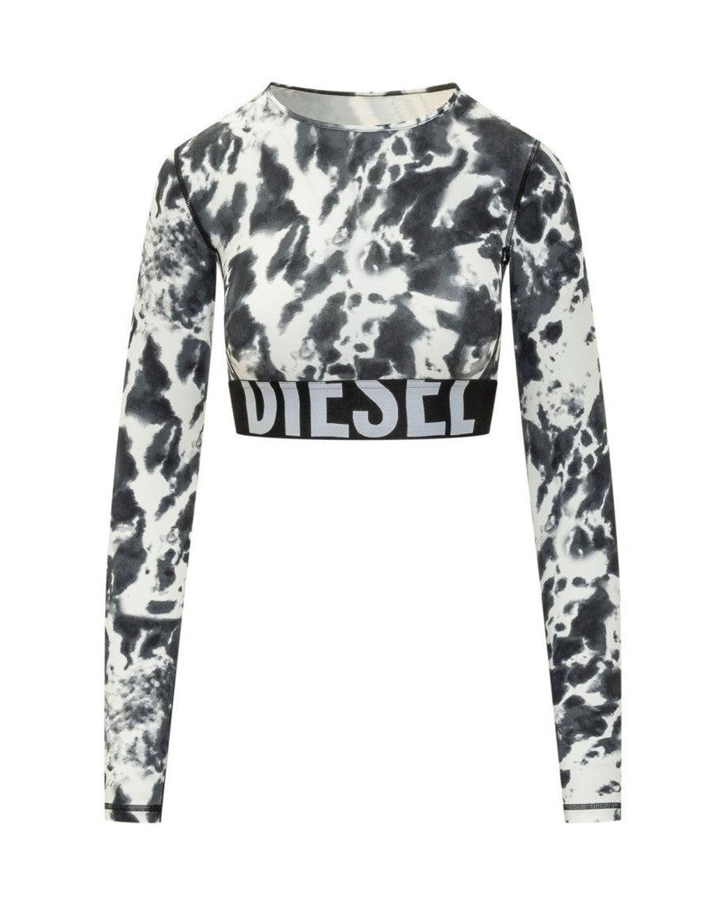 DIESEL Black Crew Neck Top