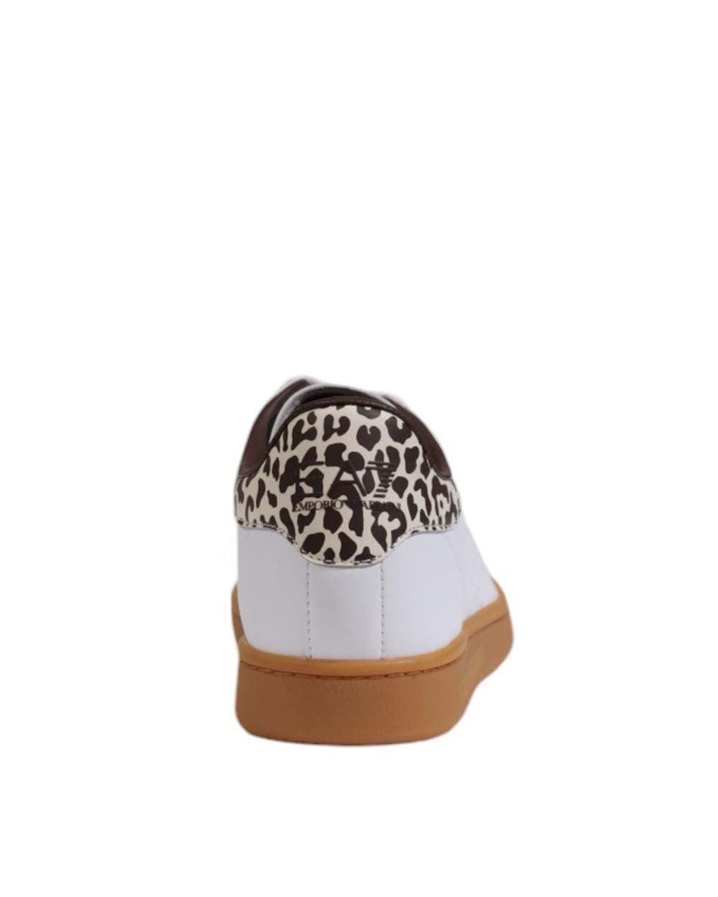 EA7 White X8X053 Xk89Z Leather Sneakers
