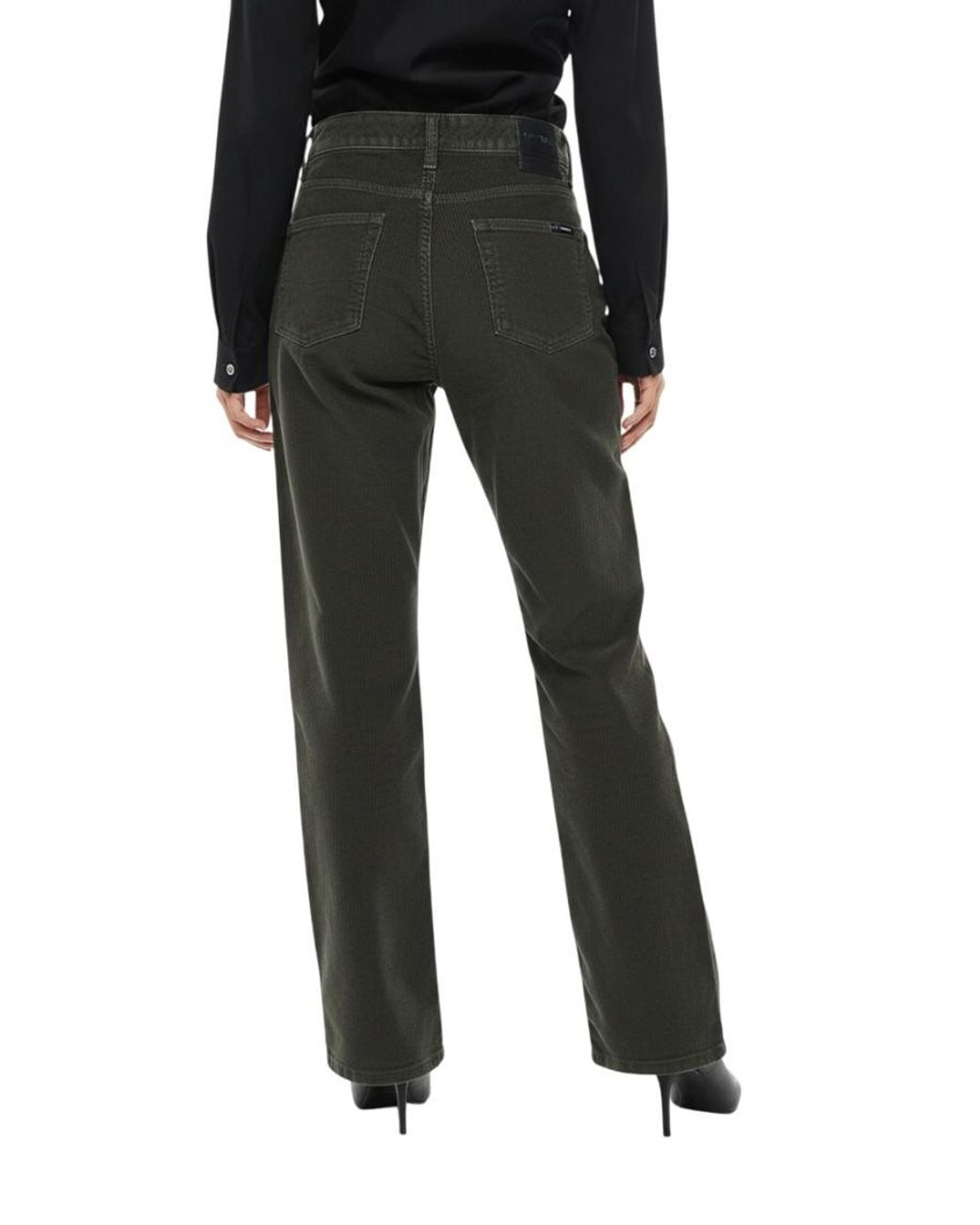 DIESEL Black Regular Flat Front Pants