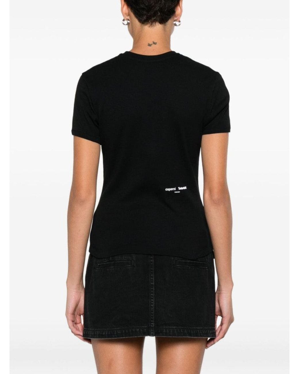 Coperni Black Cotton T-Shirt
