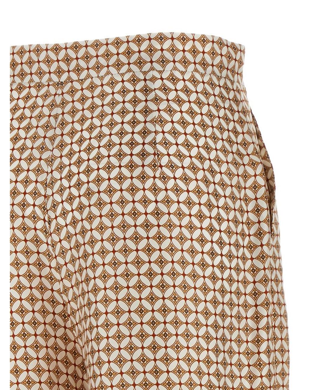 Max Mara Natural Straight Flat Front Pant