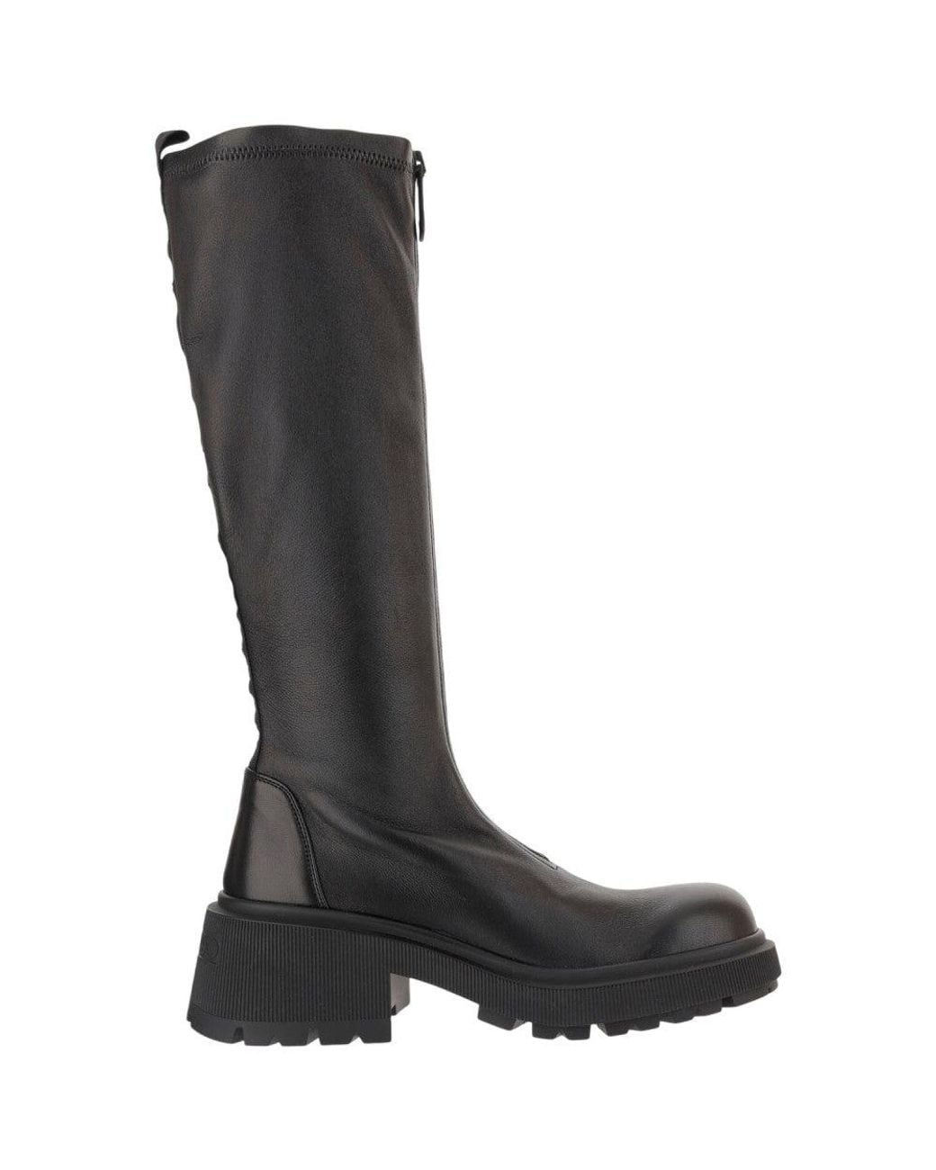 Jimmy Choo Black Zipper Boots