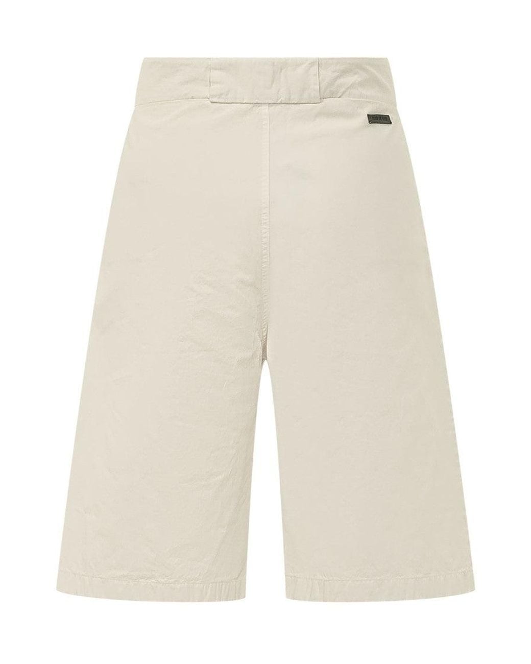 Fear Of God White Solid Shorts for men