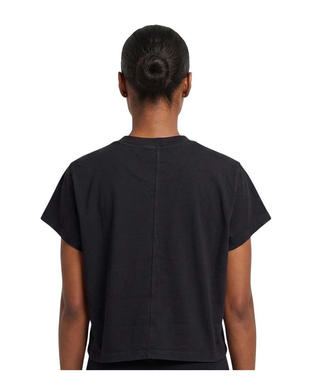 Rick Owens Black Solid Crew Neck T-Shirt