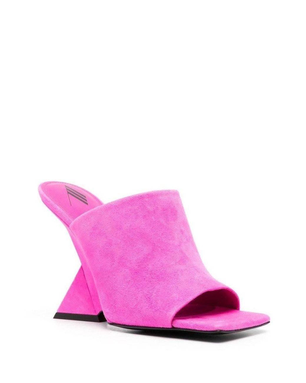 The Attico Pink Fuchsia Cheope Suede Heels