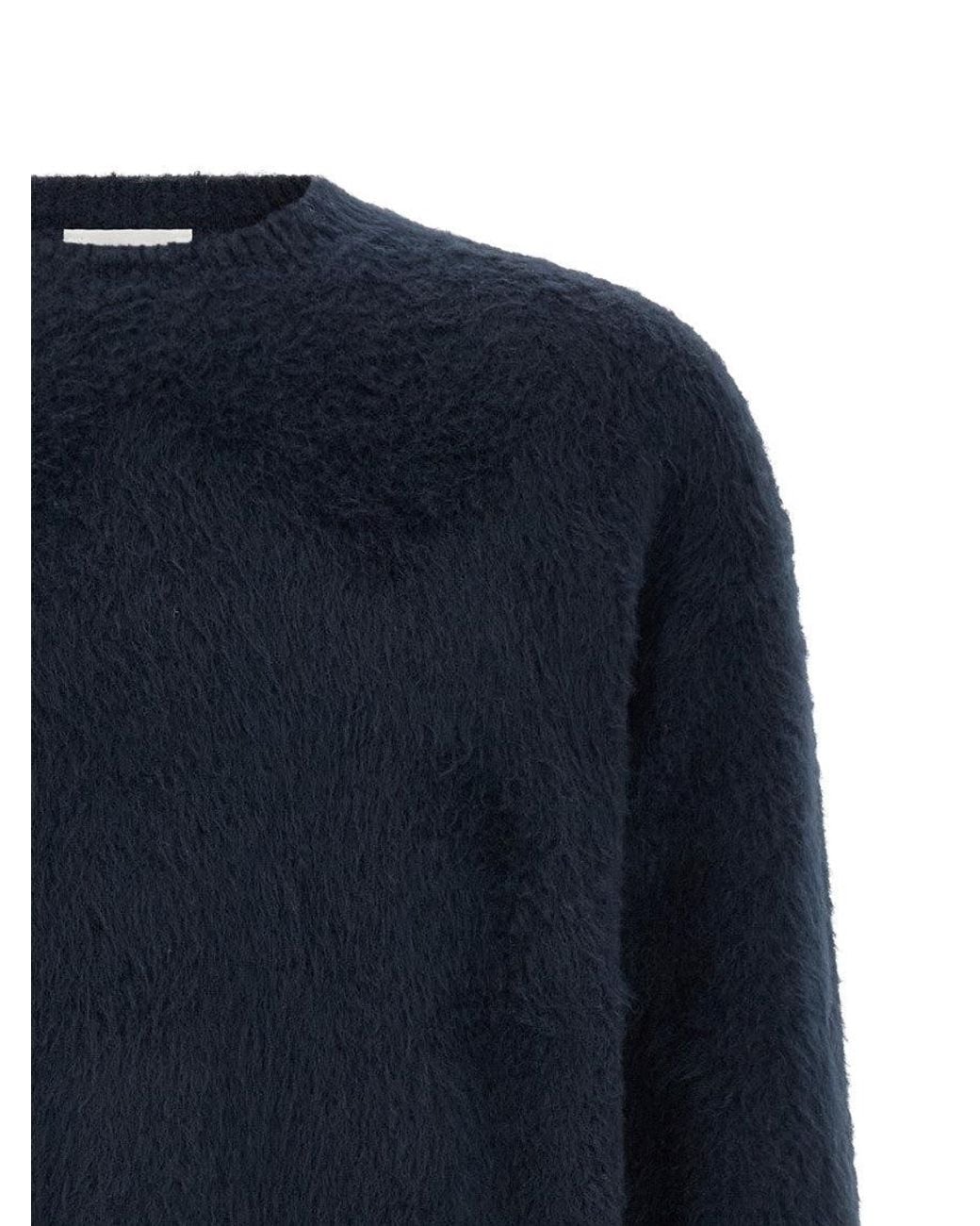 Roberto Collina Blue Gauze Sweater for men