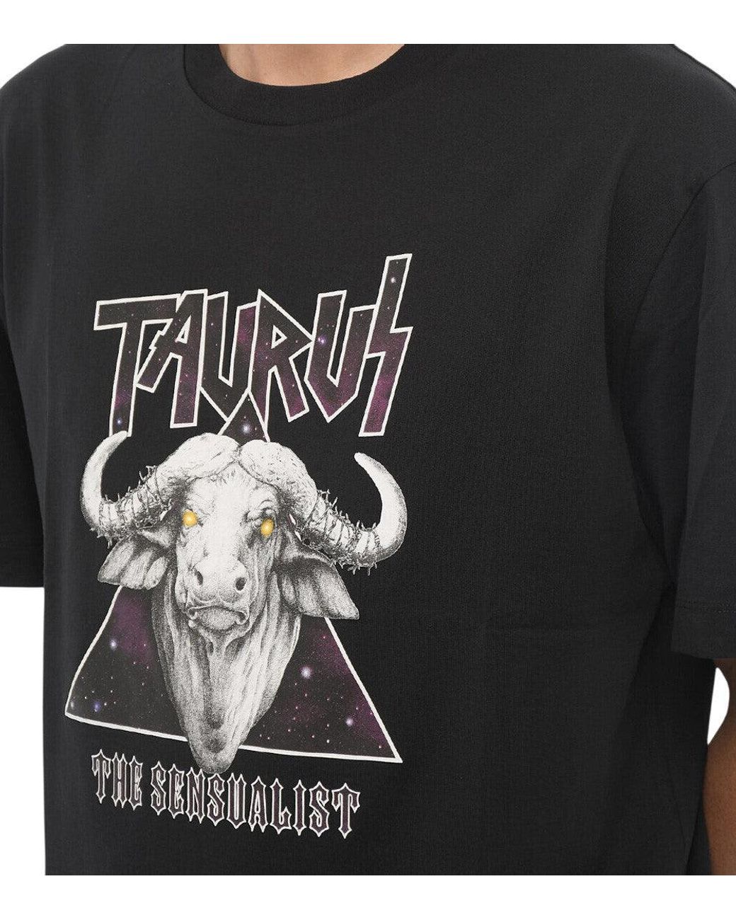 Neil Barrett Black Graphic Crew Neck T-Shirt for men