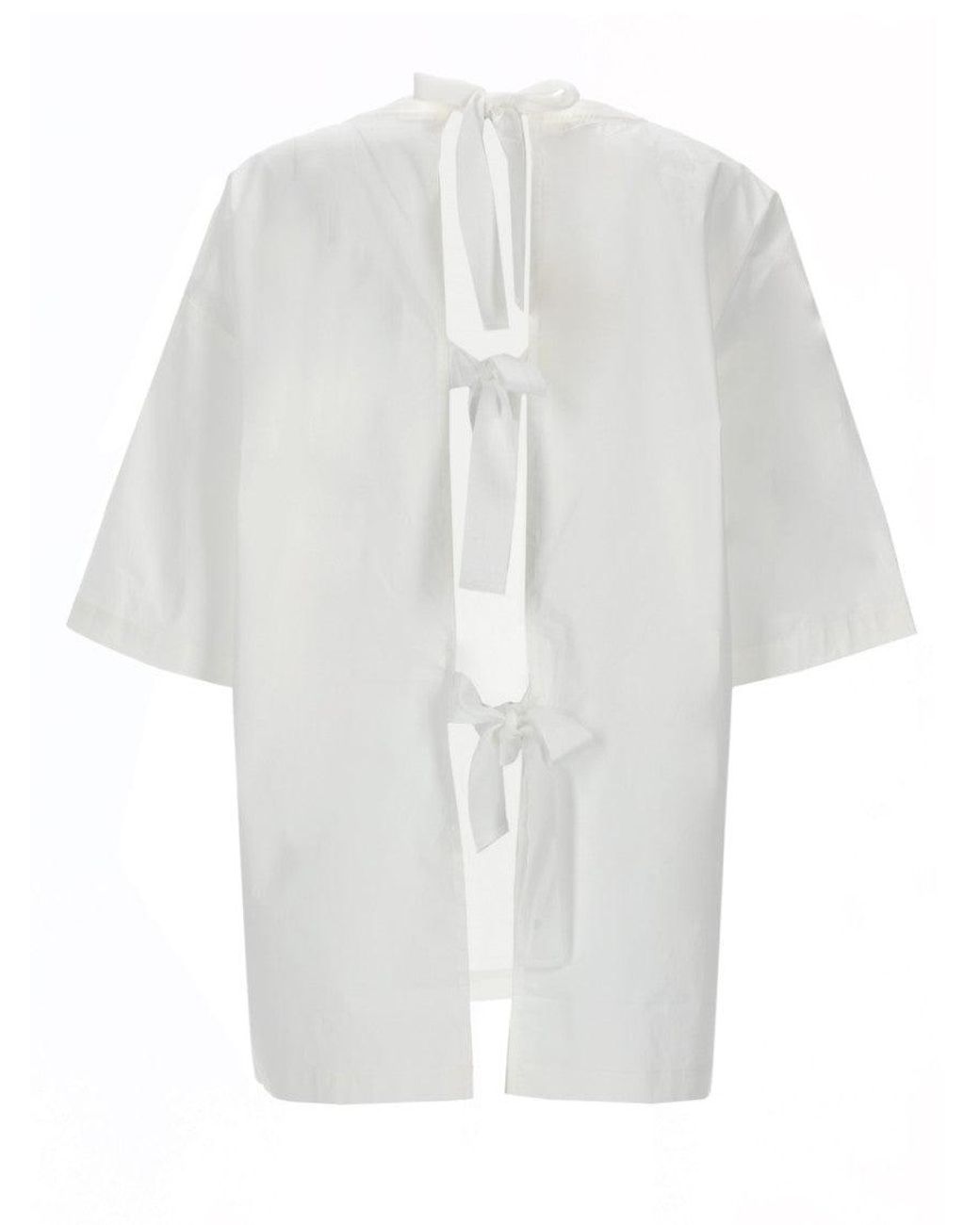 THE GARMENT White Solid Boat Neck Top