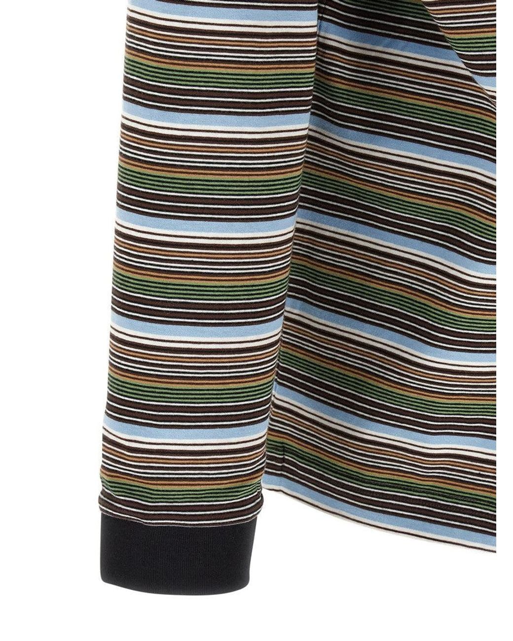 Marni Gray Stripes T-Shirt for men