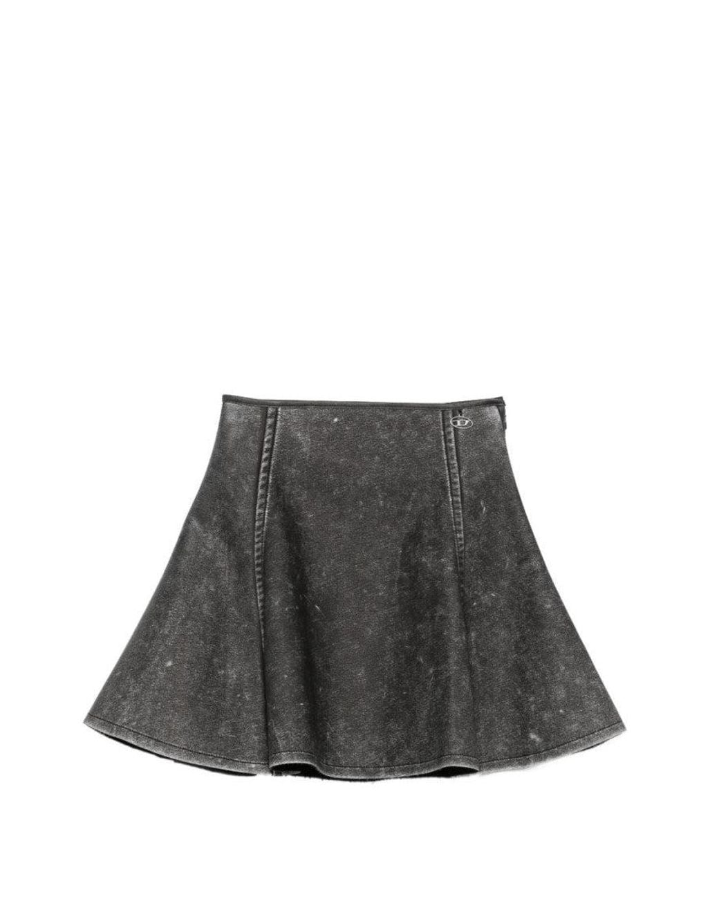 DIESEL Gray Above Knee Skirt