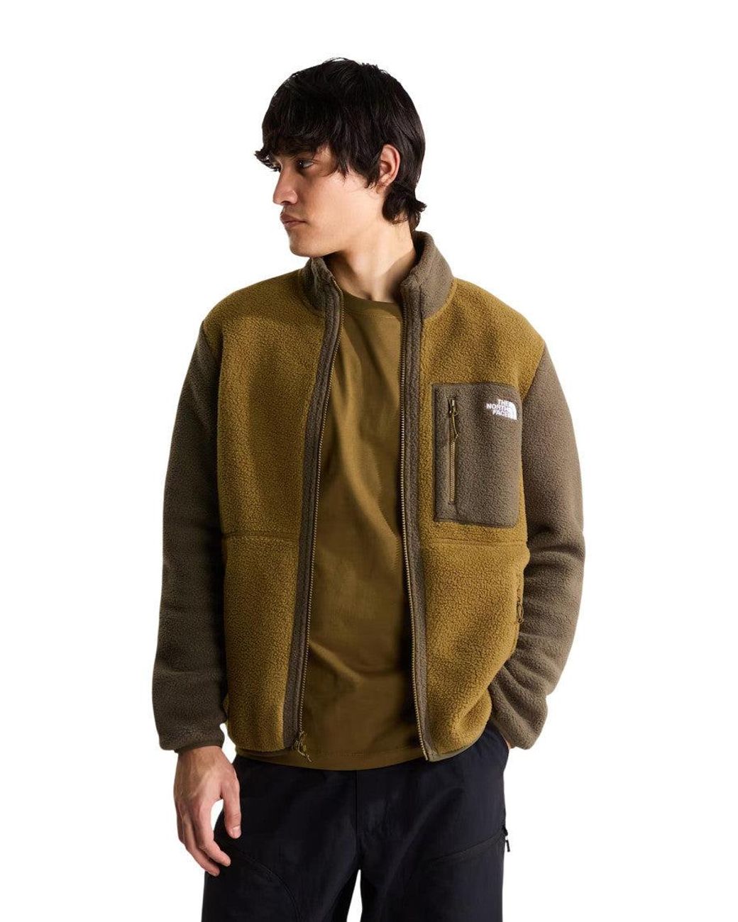 The North Face Brown Fleece Jacket for men