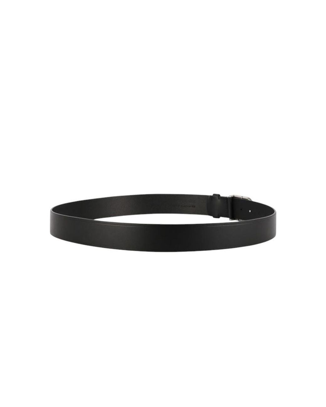 Balenciaga Black Logo Buckle Belt for men