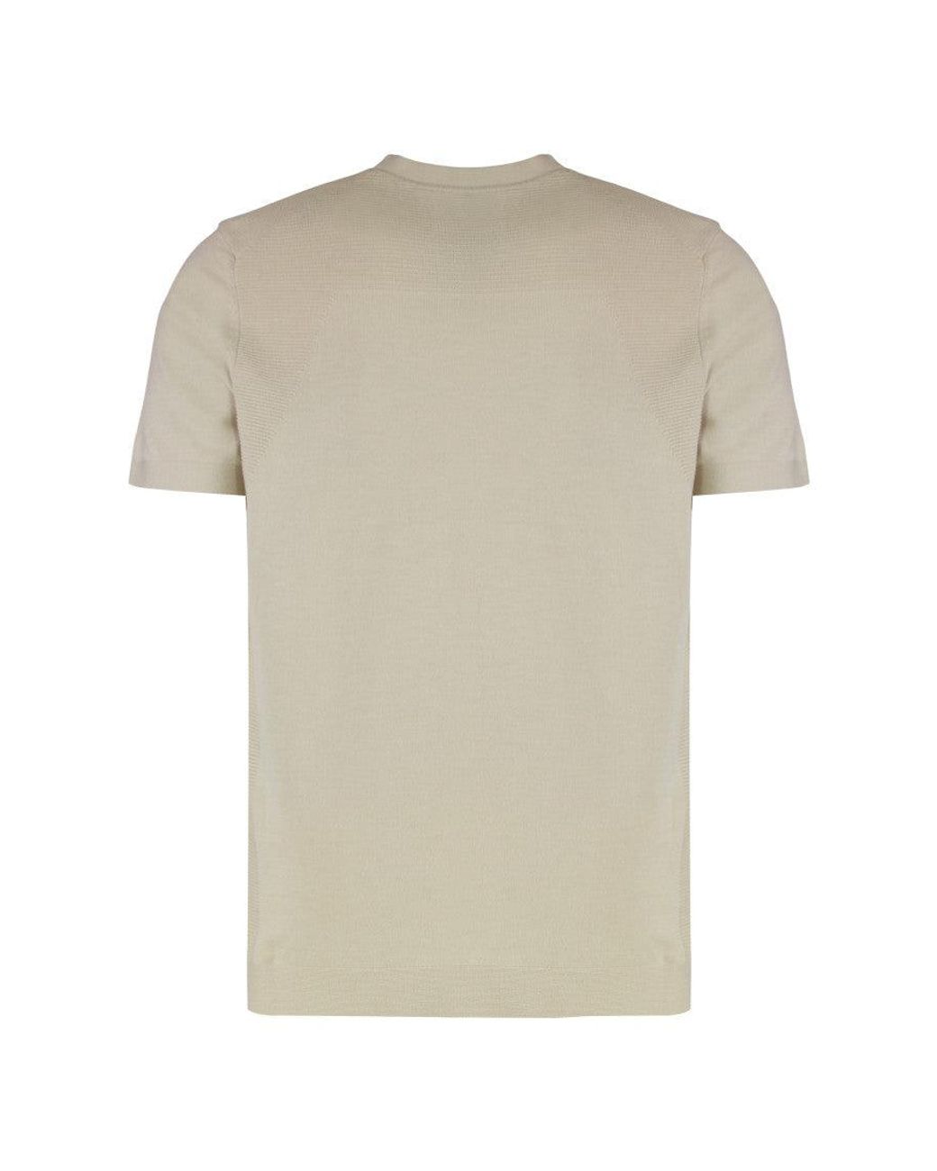 Boss Natural Crewneck Embroidered Logo T-Shirt for men