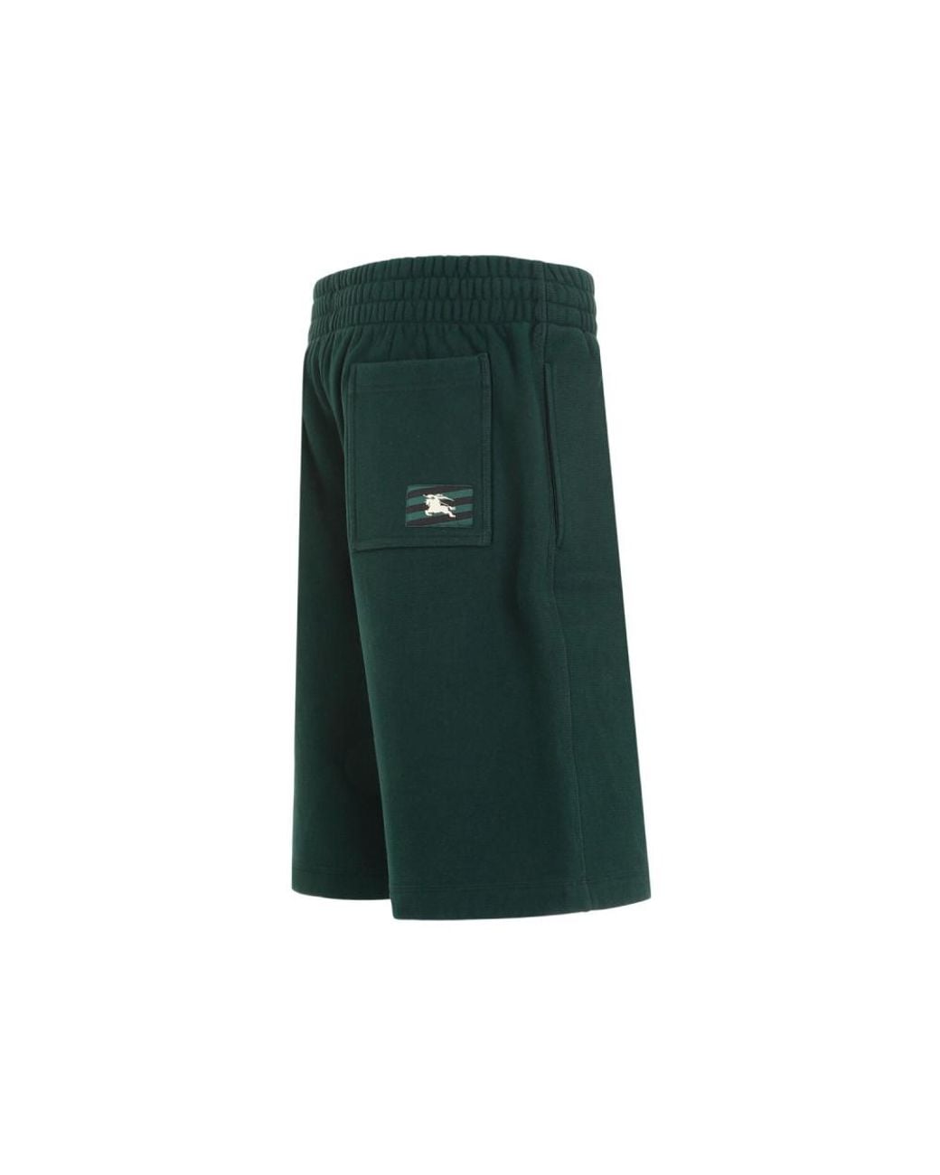 Burberry Green Relaxed Solid Shorts for men