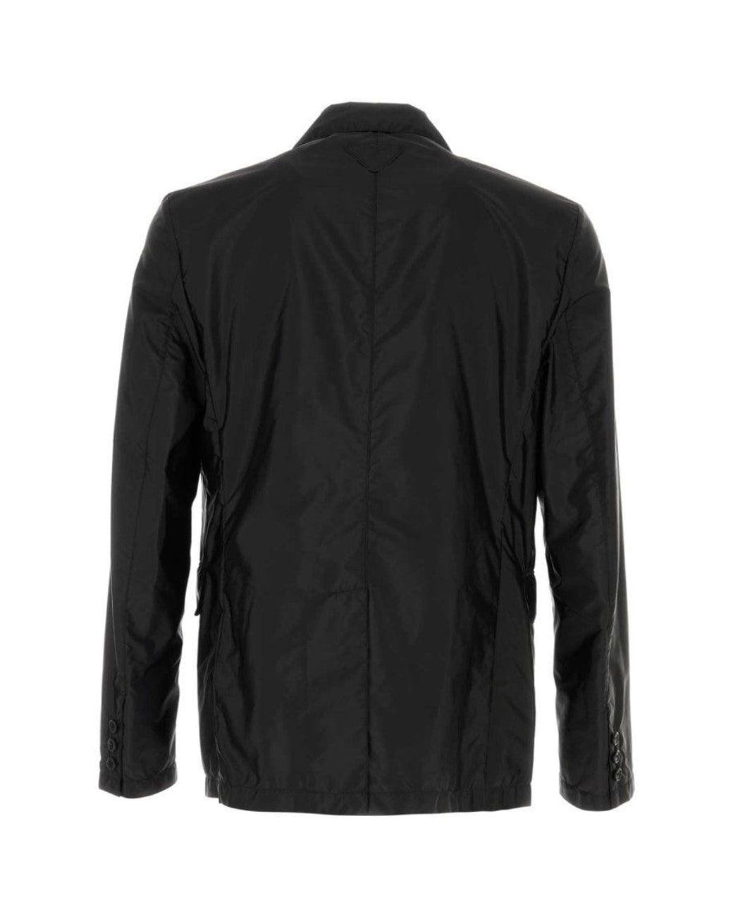Prada Black Re-Nylon Blazer for men