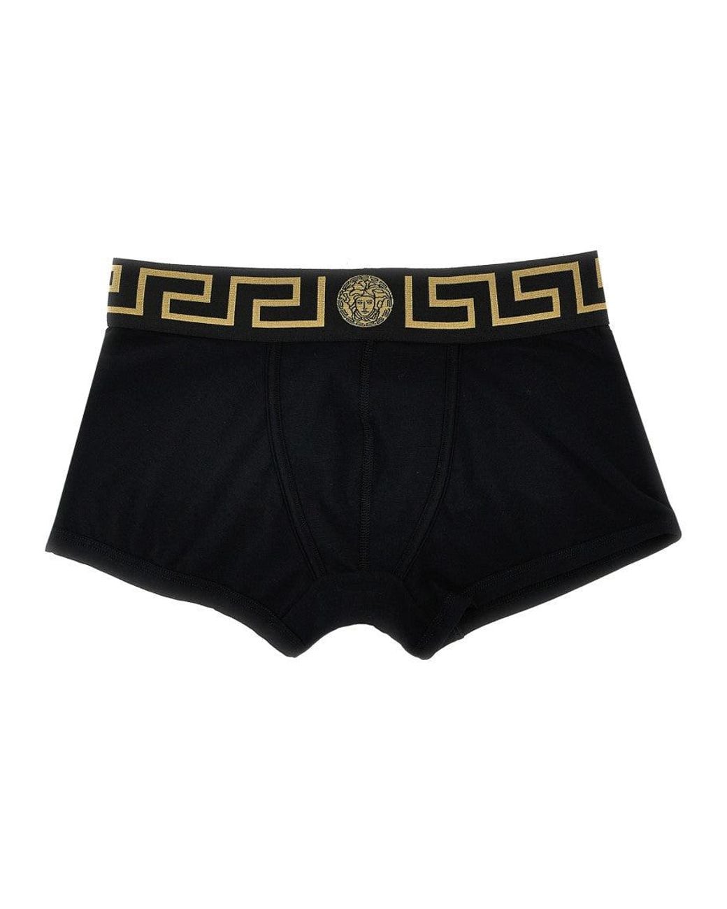 Versace Black 'Greca' Boxers for men