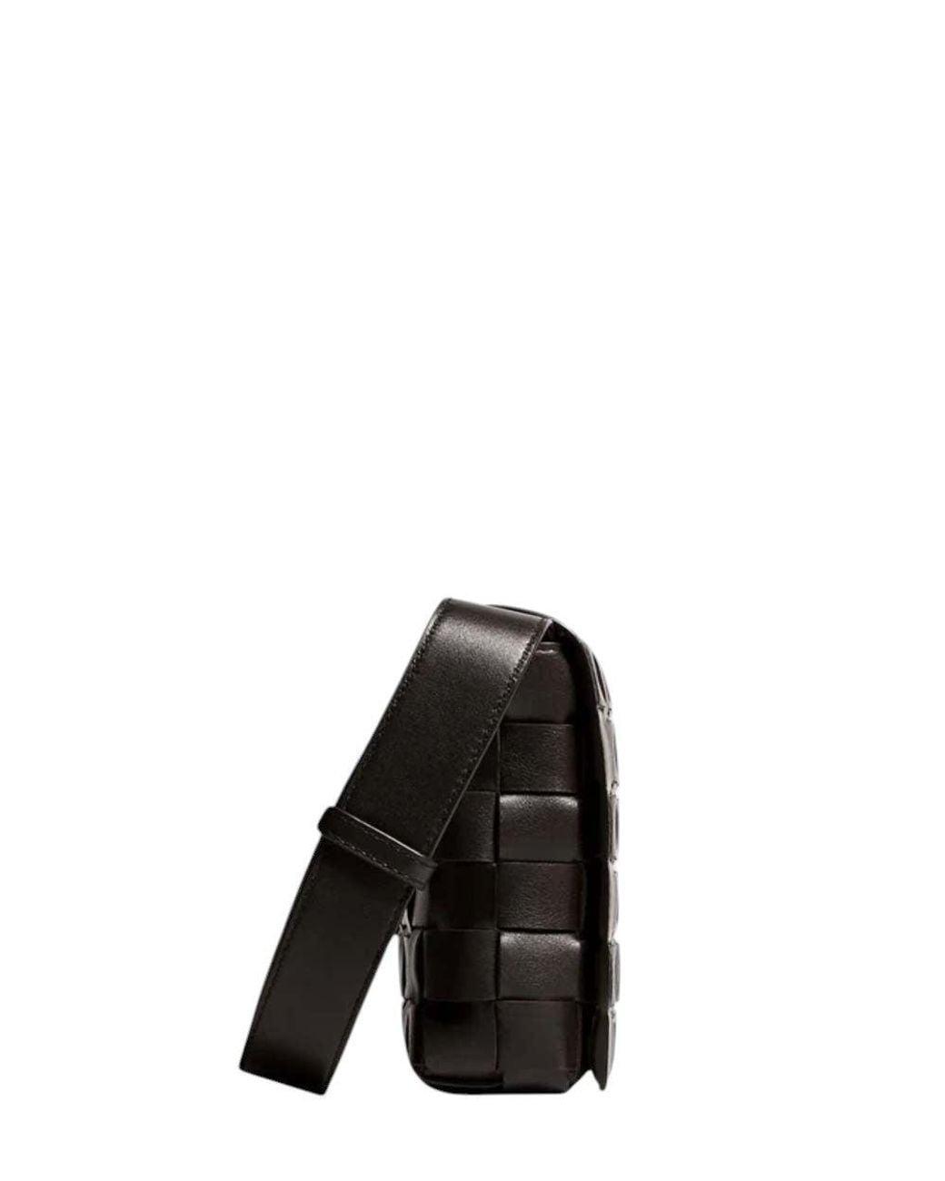 Bottega Veneta Black Orto Small Messenger Bag for men