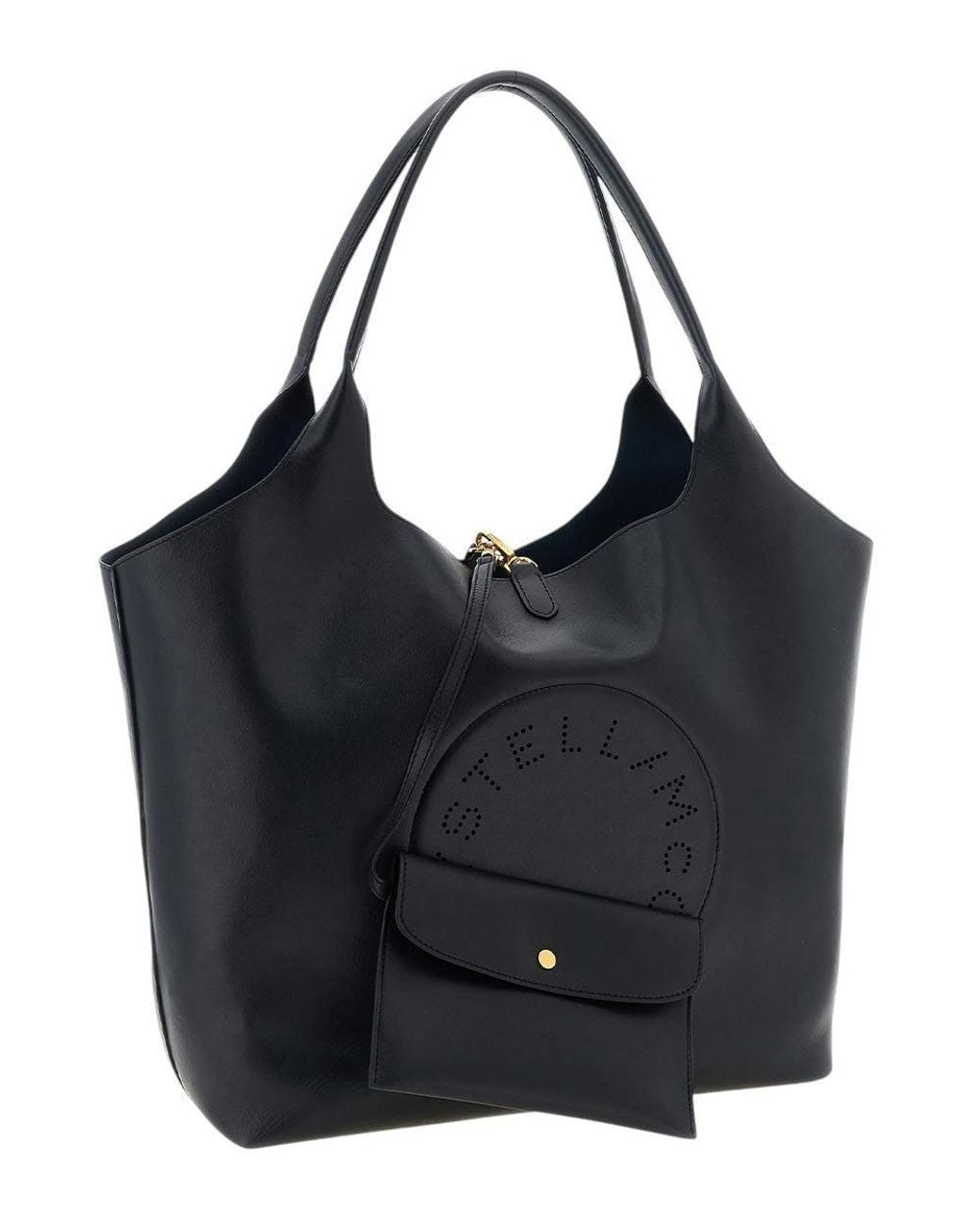 Stella McCartney Blue Logo Reversible Large Tote