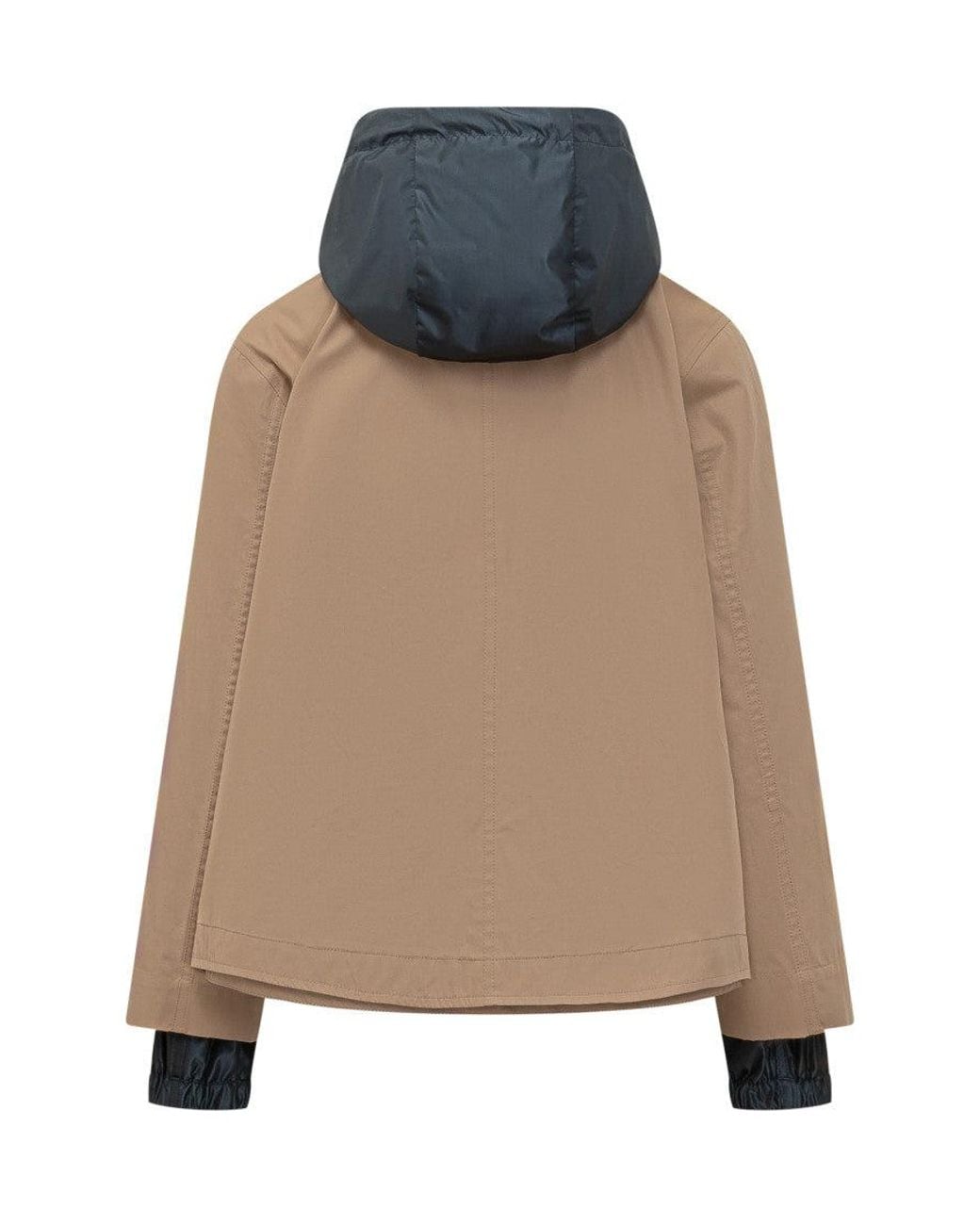 Herno Natural Solid Hood Jacket