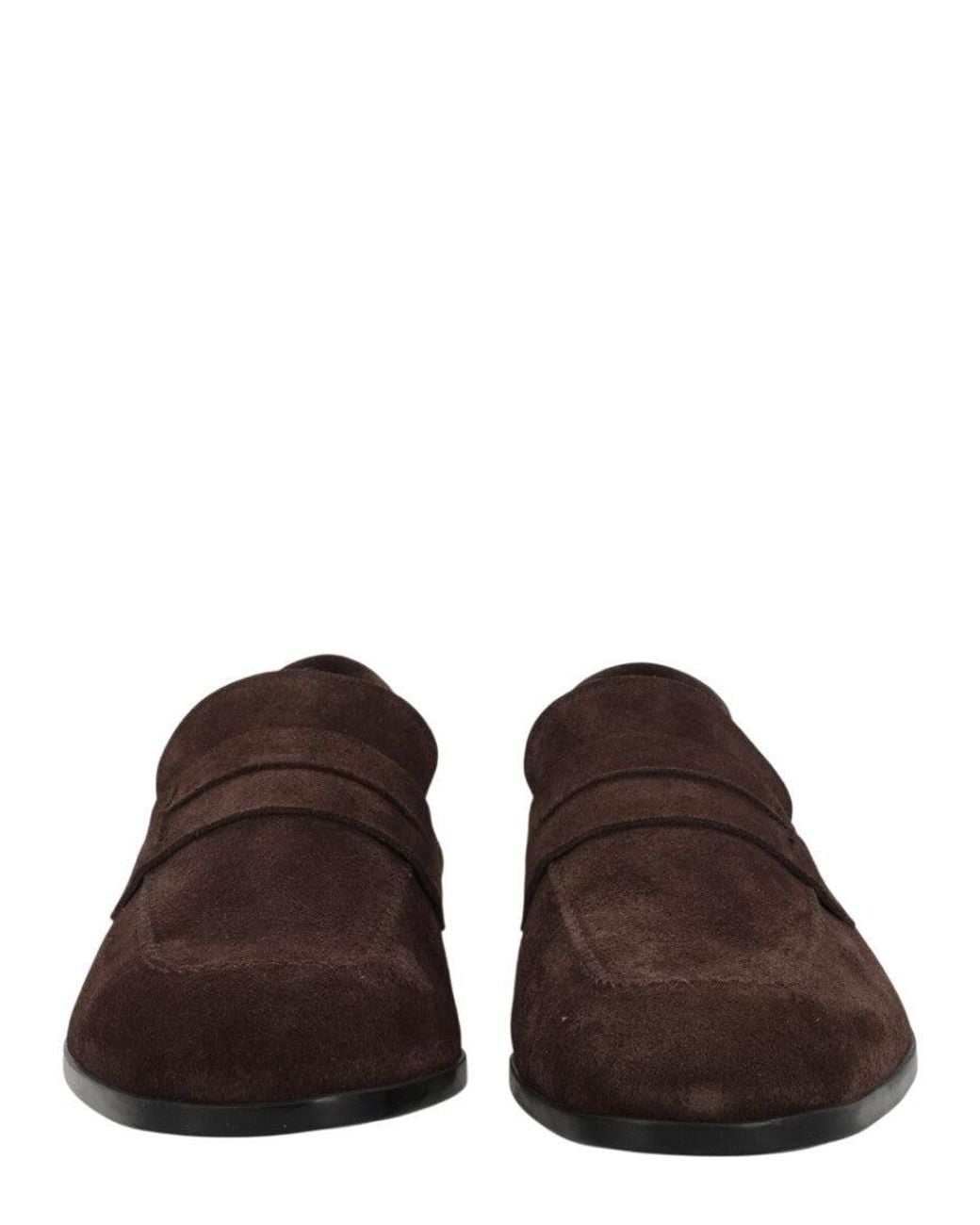 Tom Ford Brown Slip On Loafers for men