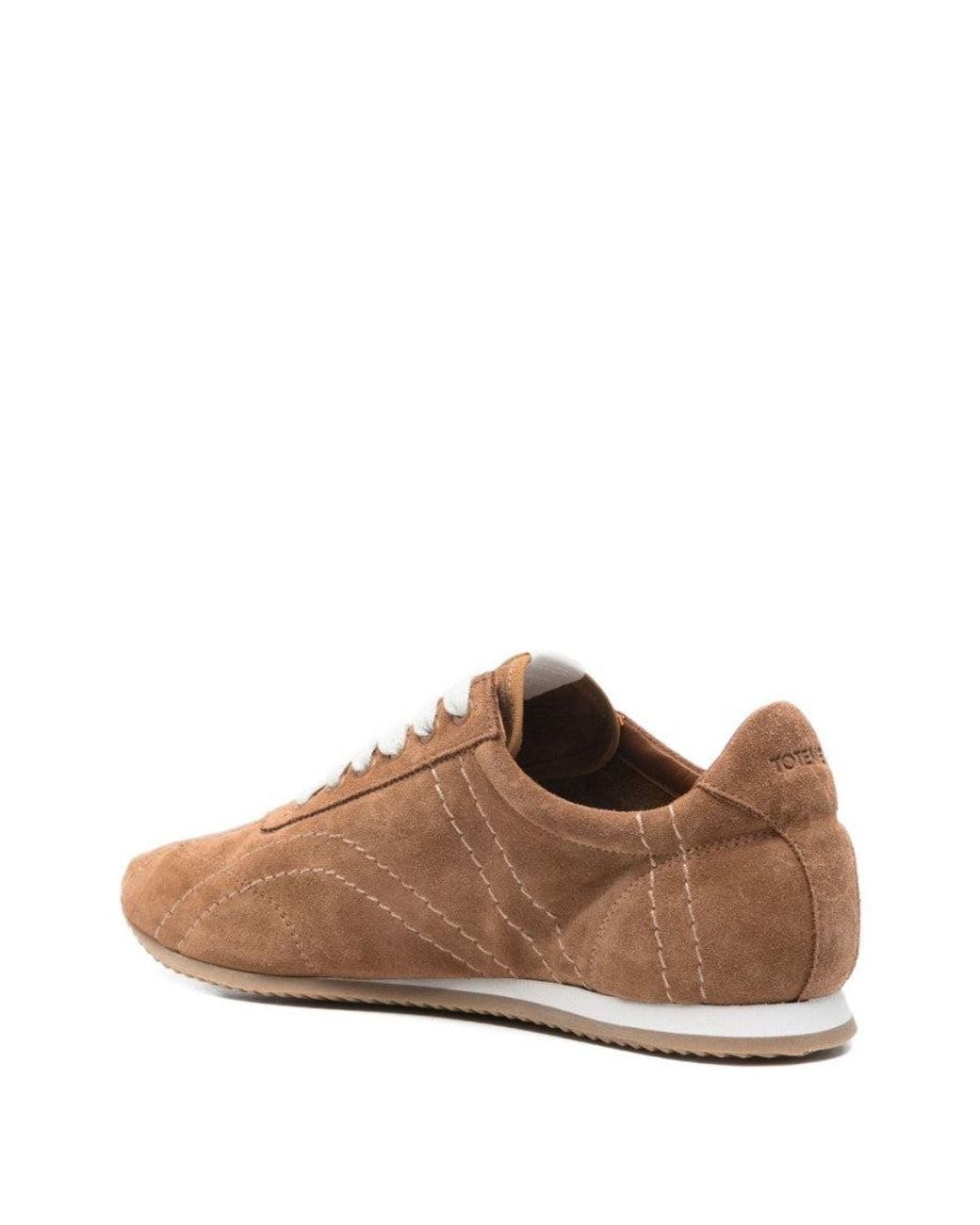 Totême Brown Suede Sneakers