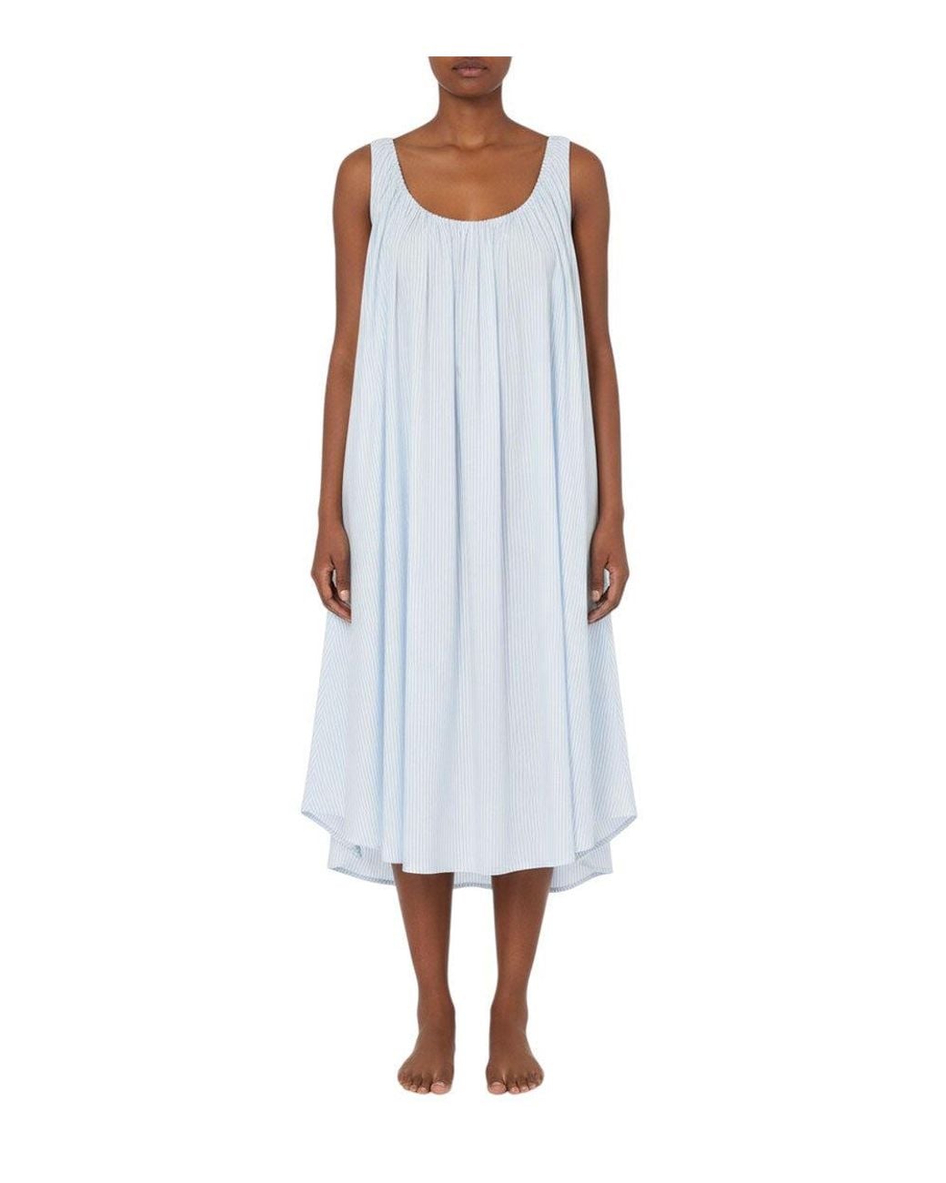 Jacquemus Blue Light Scoop Neck Dress
