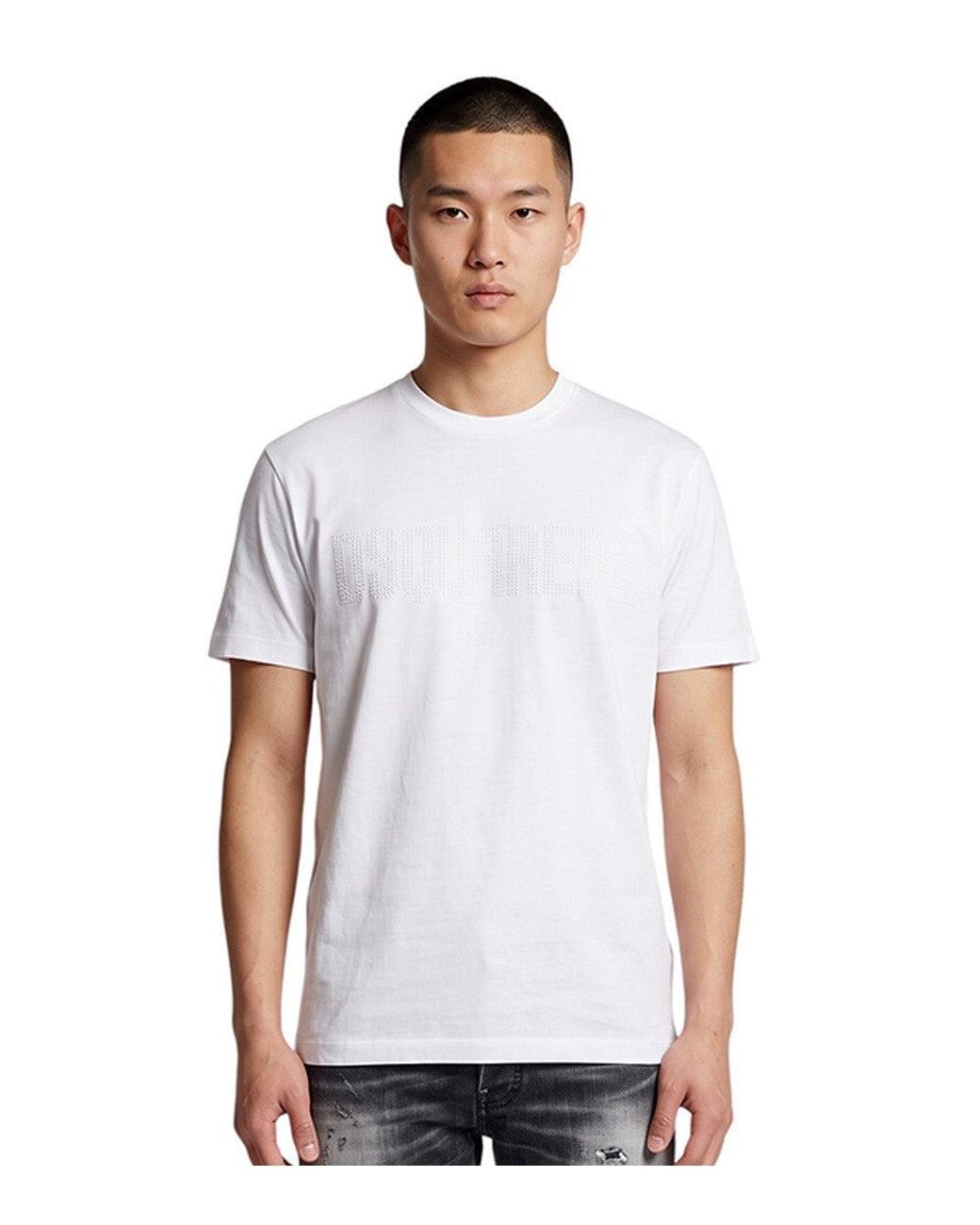 DSquared² White Regular Logo T-Shirt for men