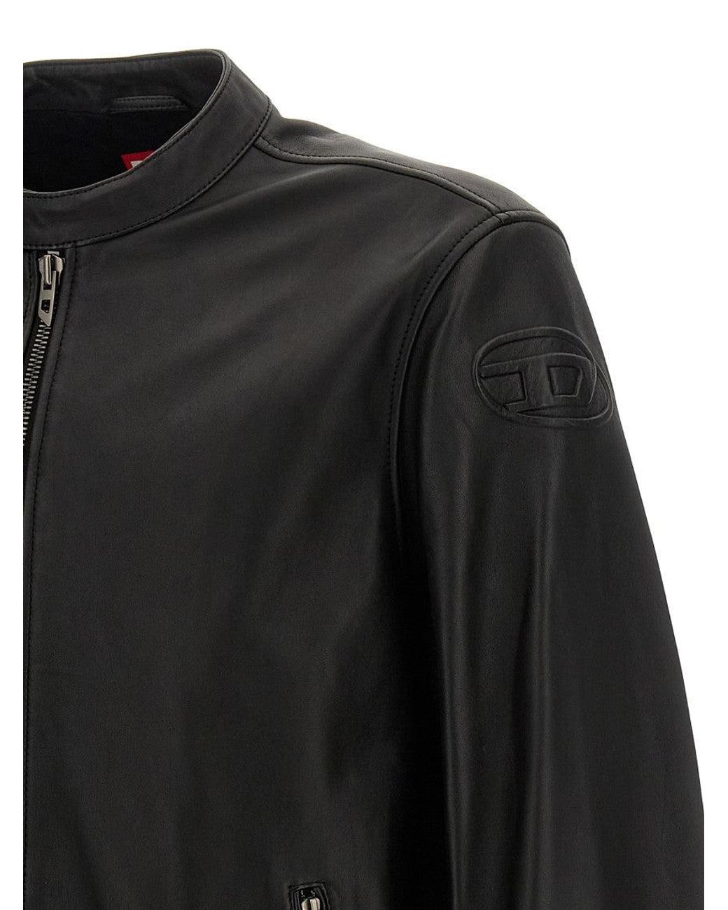 DIESEL Black Carver Jacket for men