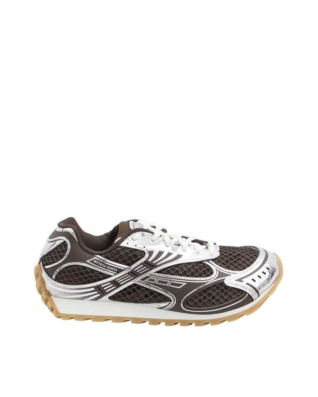 Bottega Veneta White Textured Fondant Orbit Sneakers for men