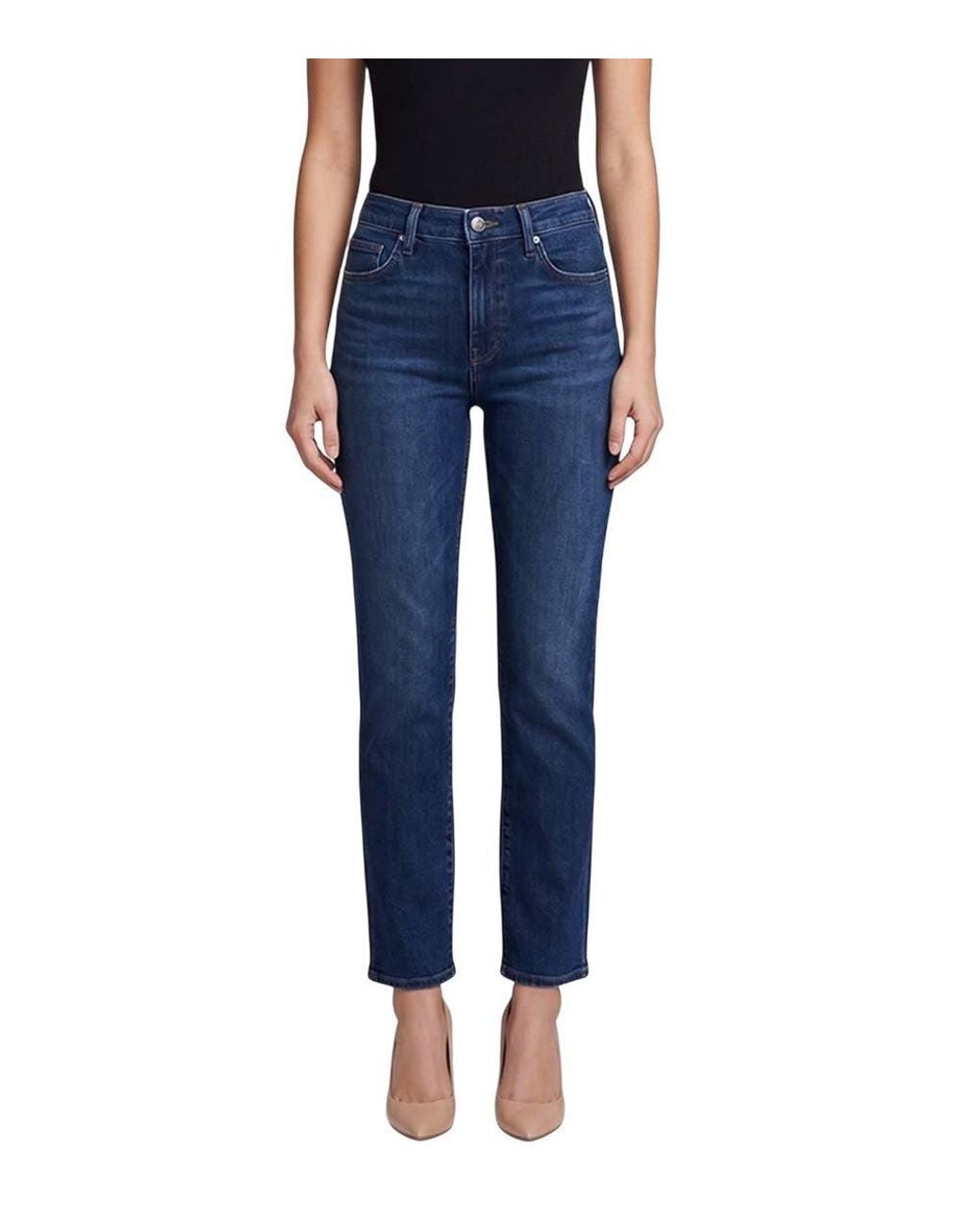 FRAME Blue Dark High Rise Jeans