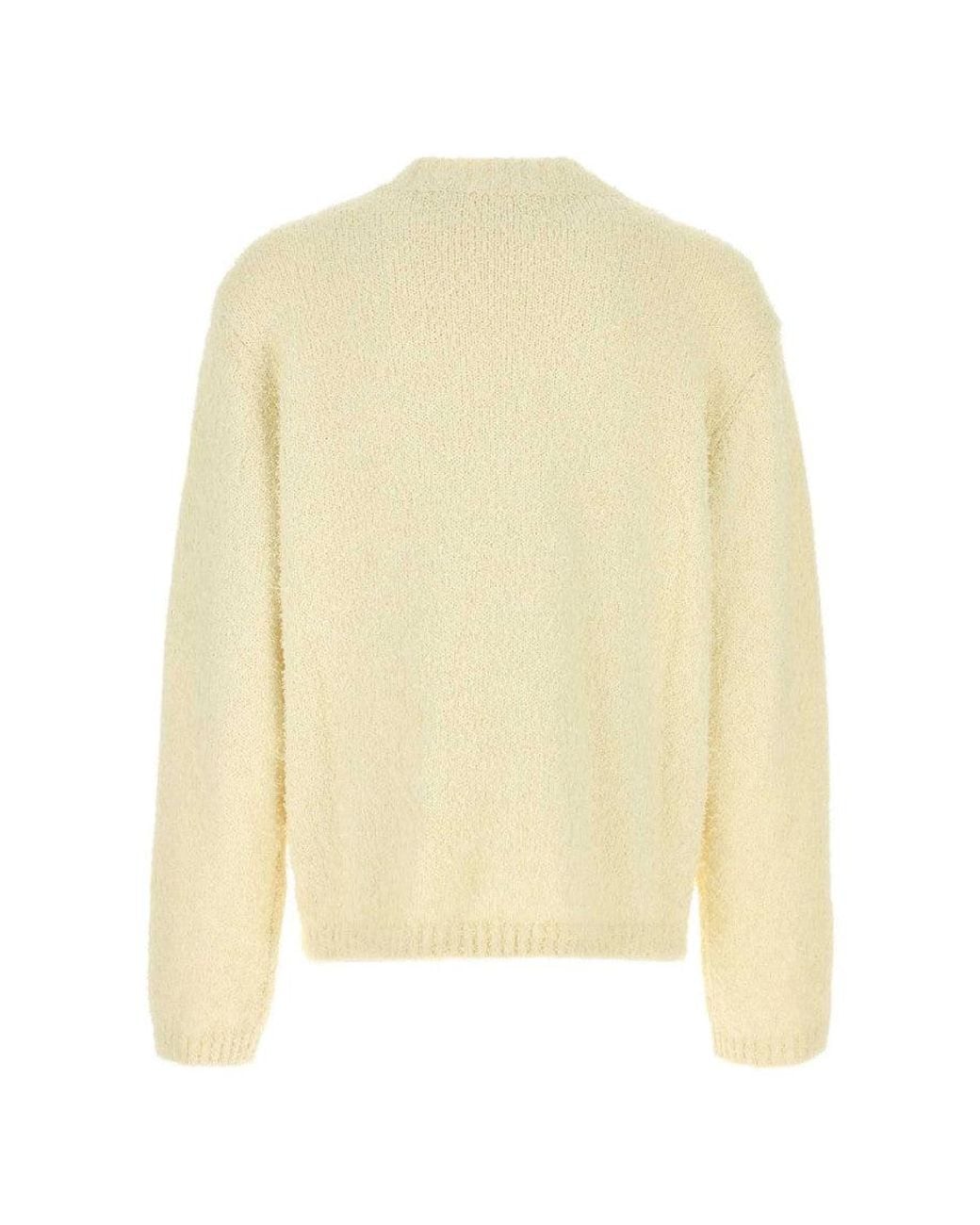 Séfr White Off Knitted Sweater for men