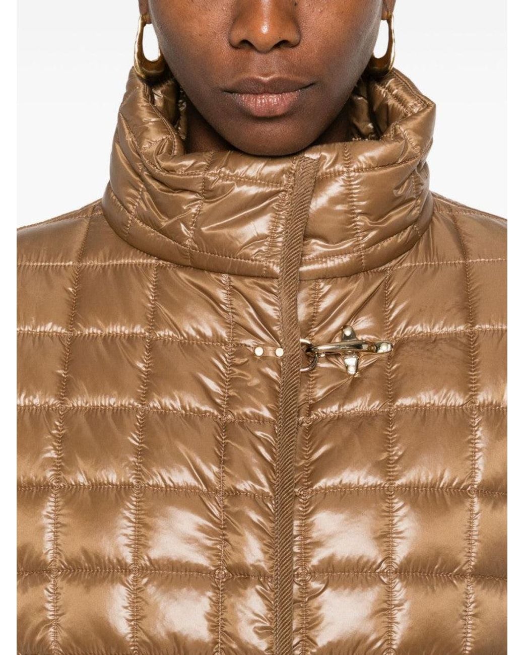 Fay Natural Quilted Jacket