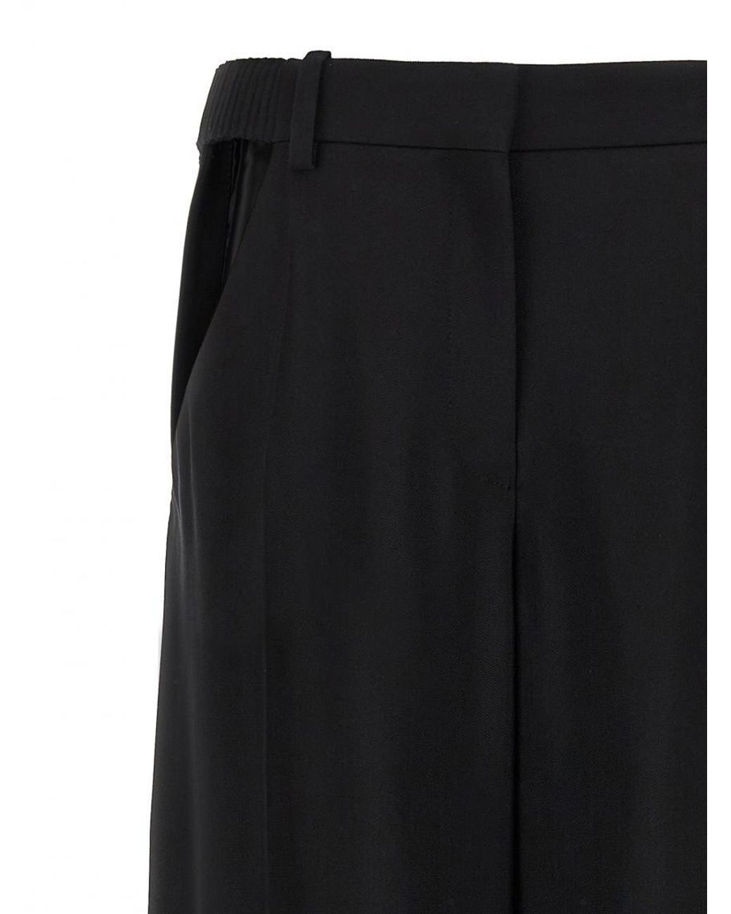 Mugler Black 'Cut-Out' Trousers