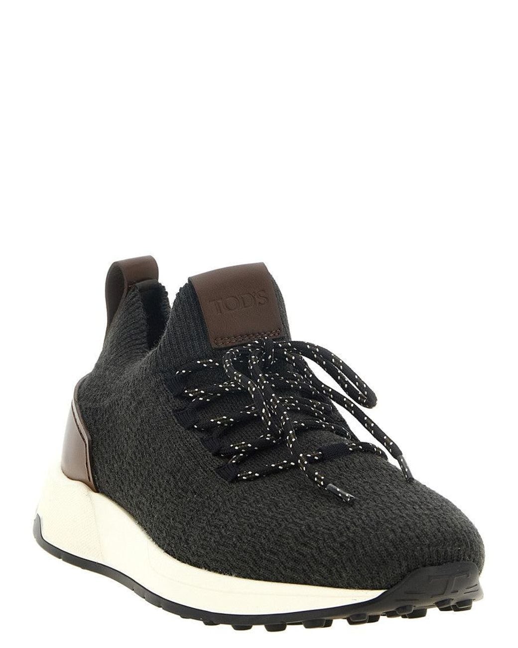 Tod's Black Color Block Sneakers for men
