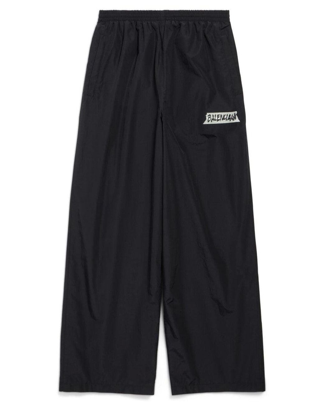 Balenciaga Blue Loose Track Pants for men