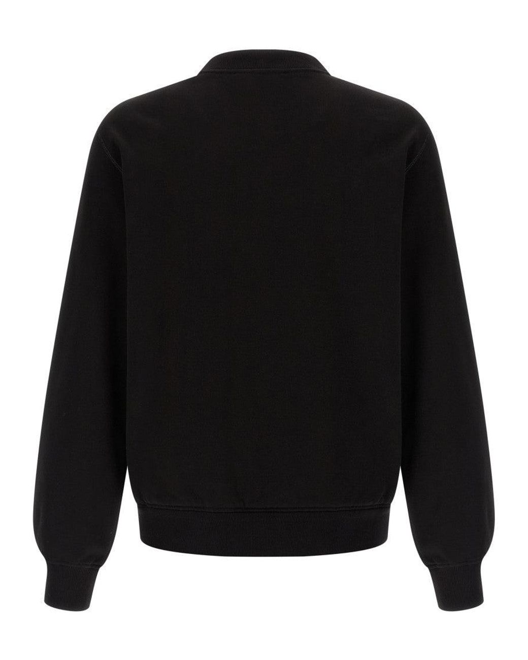 Dolce & Gabbana Black Logo Plate Sweatshirt for men