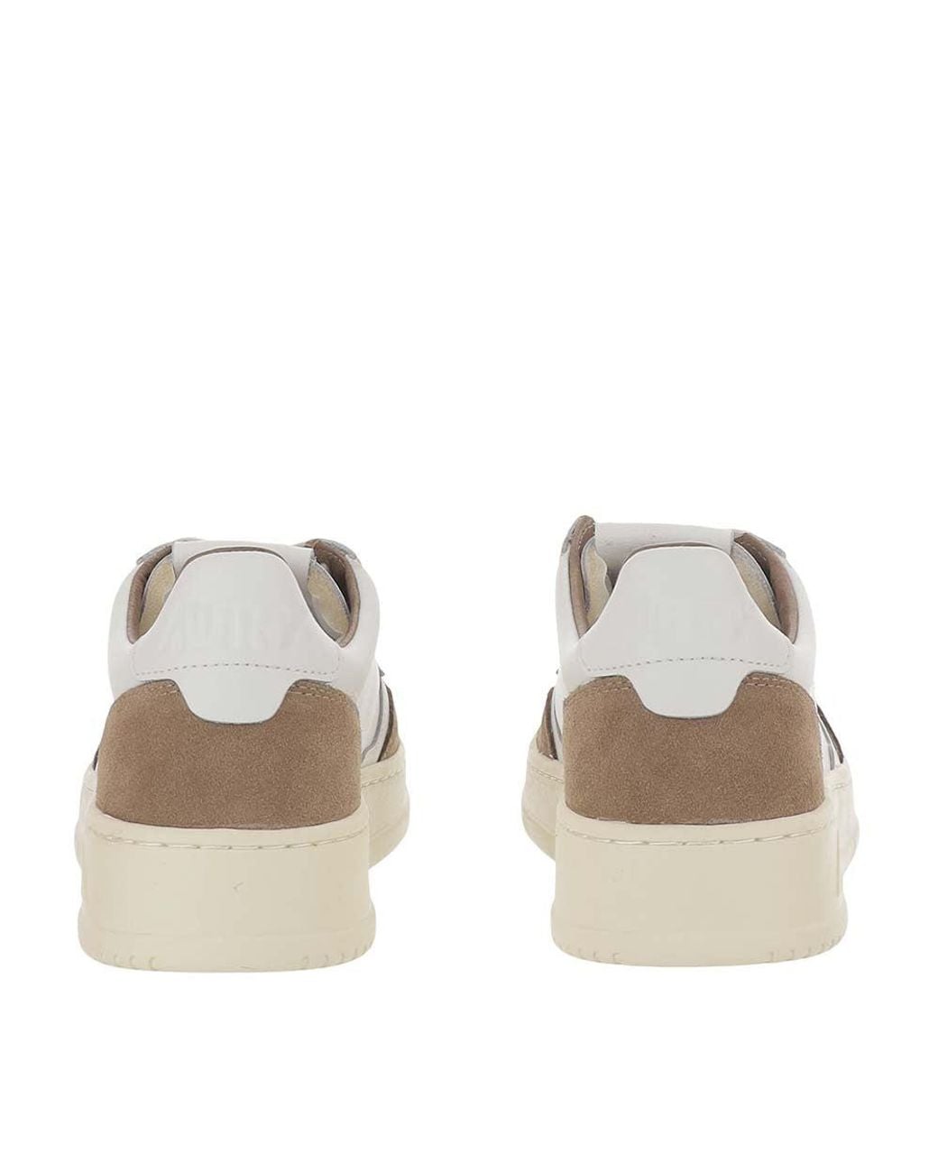 Autry White Lace Up Sneakers