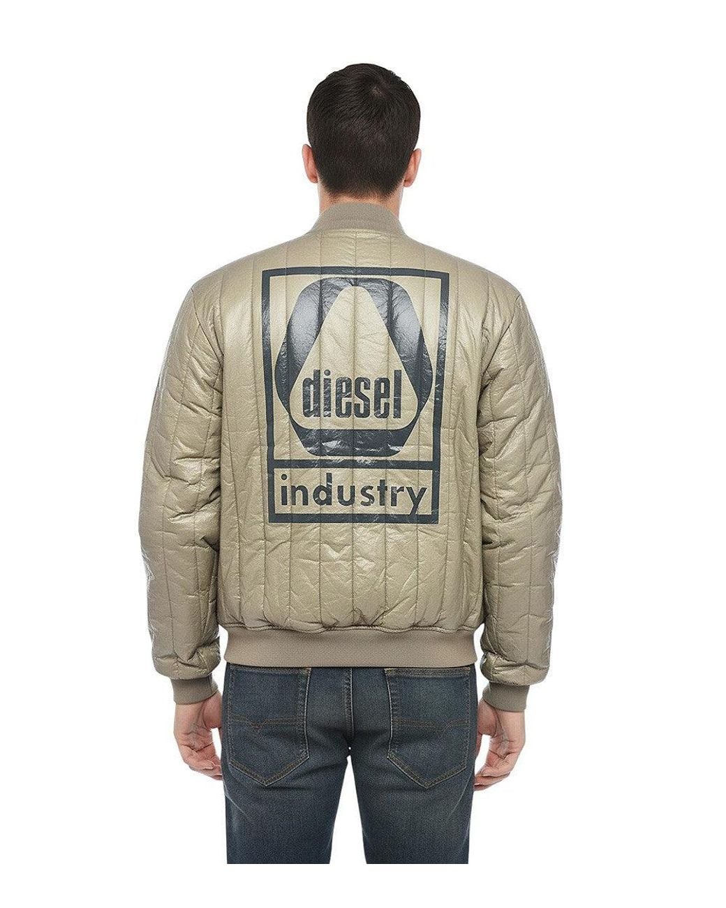 DIESEL Natural Band Collar Jacket for men