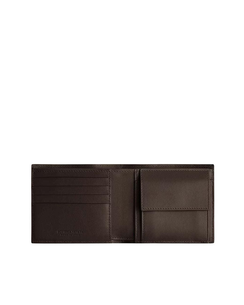 Bottega Veneta Black Intrecciato Wallet for men